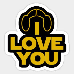 I Love You Sticker